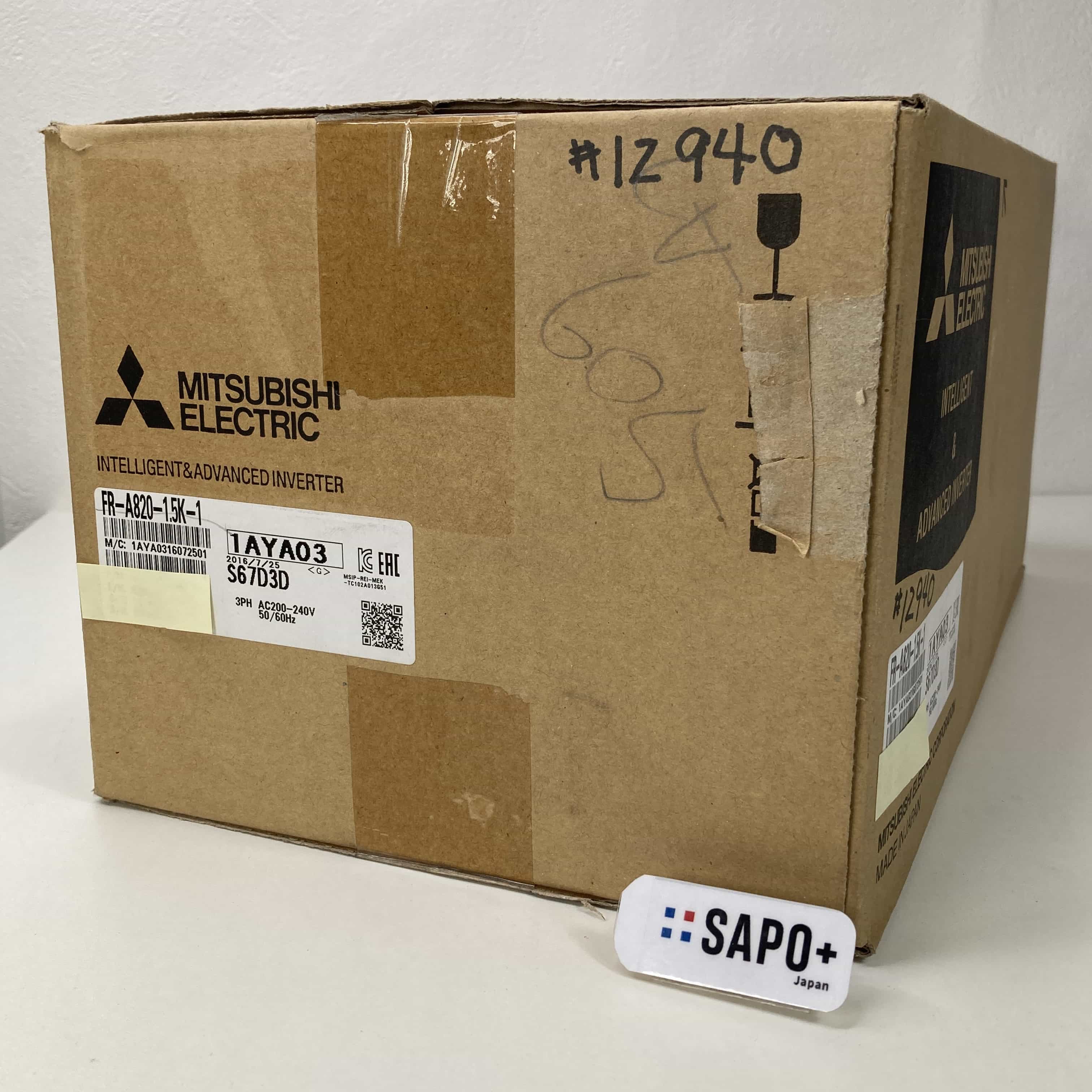 FR-A820-1.5K-1 2016年製 内袋無/取説無 インバータ 三菱電機 | 中古FA